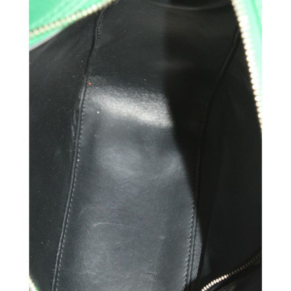 BALENCIAGA Triangle Duffle S Bag in Green Calfskin Leather - Picture 10 of 10